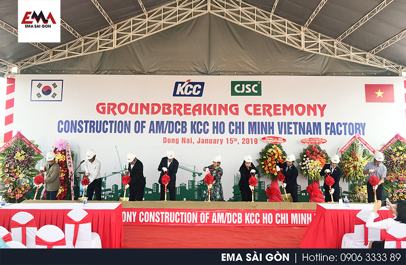 Lễ Khởi Công Xây Dựng Mới Nhà Máy AM/DCB KCC Hồ Chí Minh Việt Nam